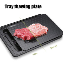 Load image into Gallery viewer, Fast Defrosting Tray with Cleaner Frozen Meat Defrost Food Thawing Plate Board Kitchen Tool --M25
