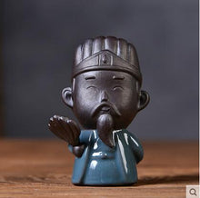 Load image into Gallery viewer, Creative Tea Pet Ornaments Zisha Tea Pet Golden Toad Tea Set Accessories Tea Art Small Monk Figure Ornaments
