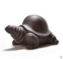 Load image into Gallery viewer, Creative Tea Pet Ornaments Zisha Tea Pet Golden Toad Tea Set Accessories Tea Art Small Monk Figure Ornaments
