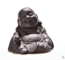 Load image into Gallery viewer, Creative Tea Pet Ornaments Zisha Tea Pet Golden Toad Tea Set Accessories Tea Art Small Monk Figure Ornaments
